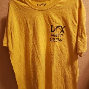 Yellow Dixie Chicks 2016 Tour Local Crew T-Shirt Size XL